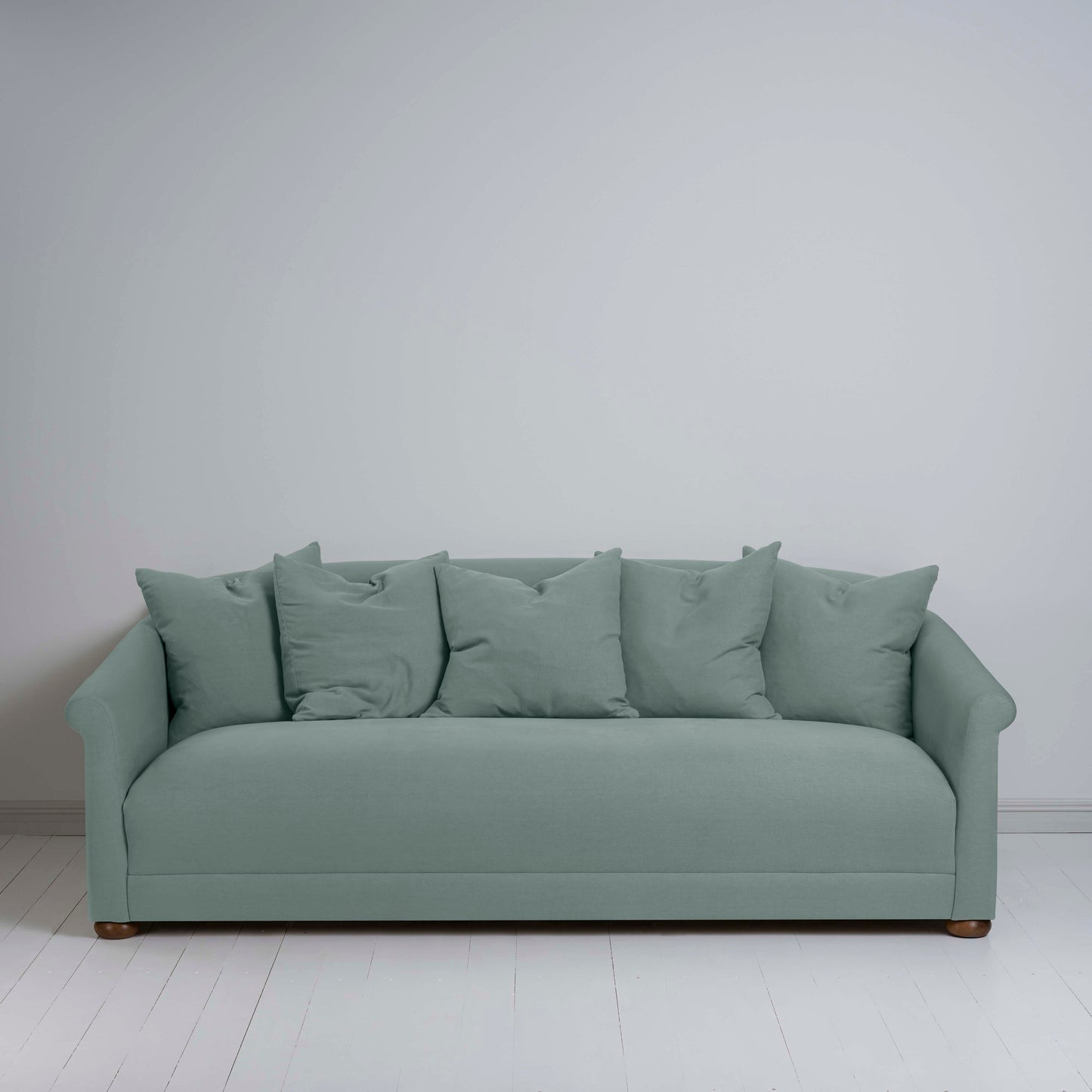 More the Merrier 4 Seater Sofa in Laidback Linen Mineral - Nicola Harding