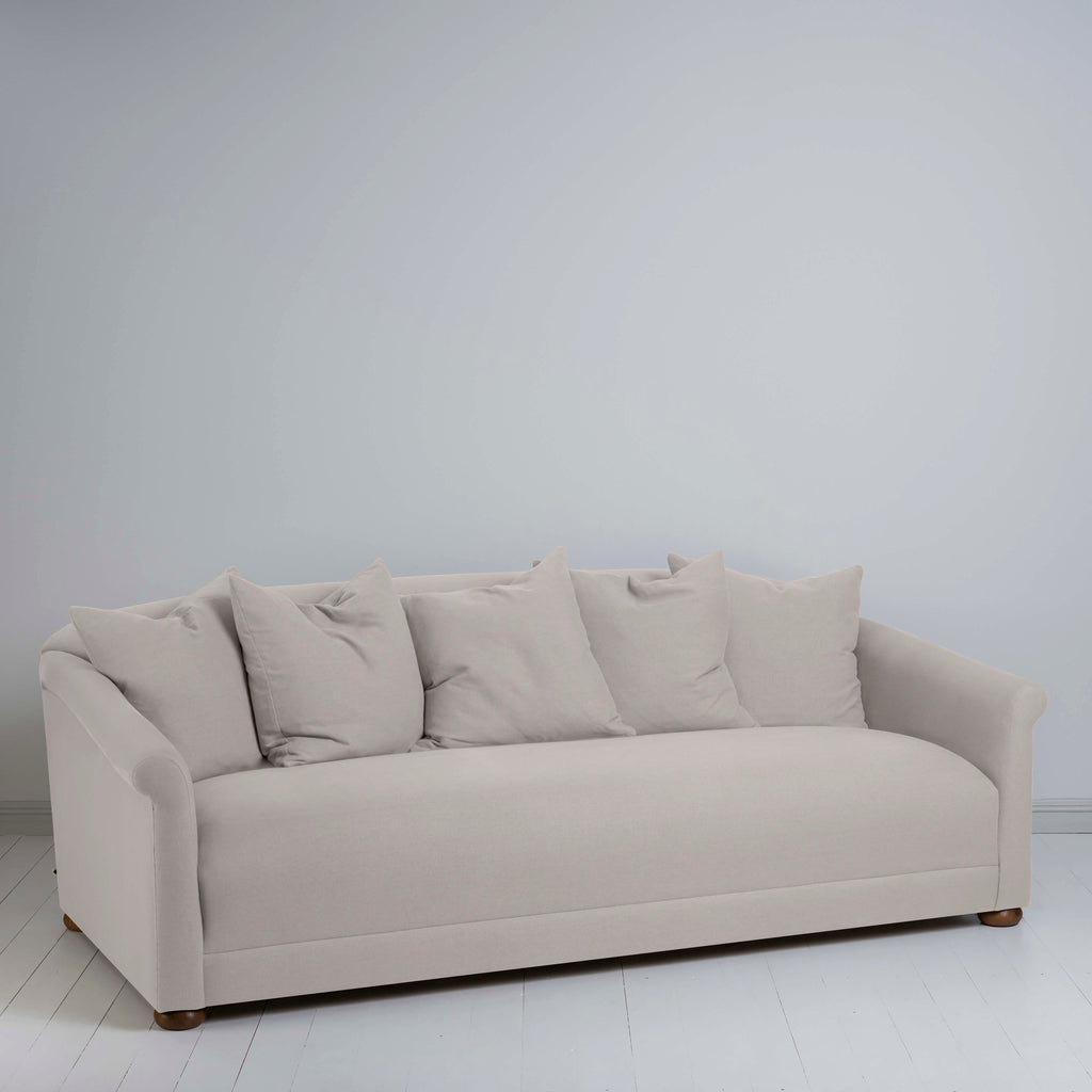  More the Merrier 4 Seater Sofa in Laidback Linen Pearl Grey - Nicola Harding 