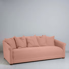  More the Merrier 4 Seater Sofa in Laidback Linen Roseberry - Nicola Harding 