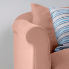  Arm Design Closeup of More the Merrier 4 Seater Sofa in Laidback Linen Roseberry - NiX By Nicola Harding 