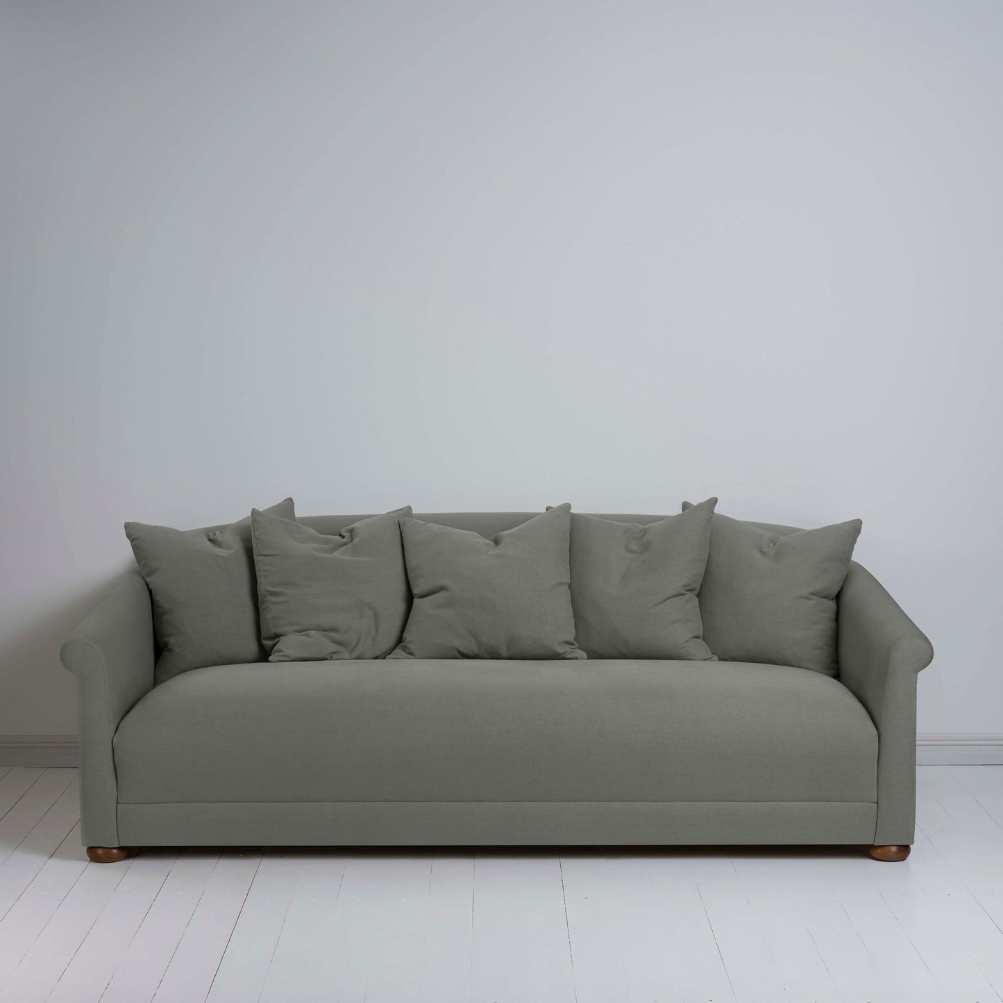 More the Merrier 4 Seater Sofa in Laidback Linen Shadow - Nicola Harding