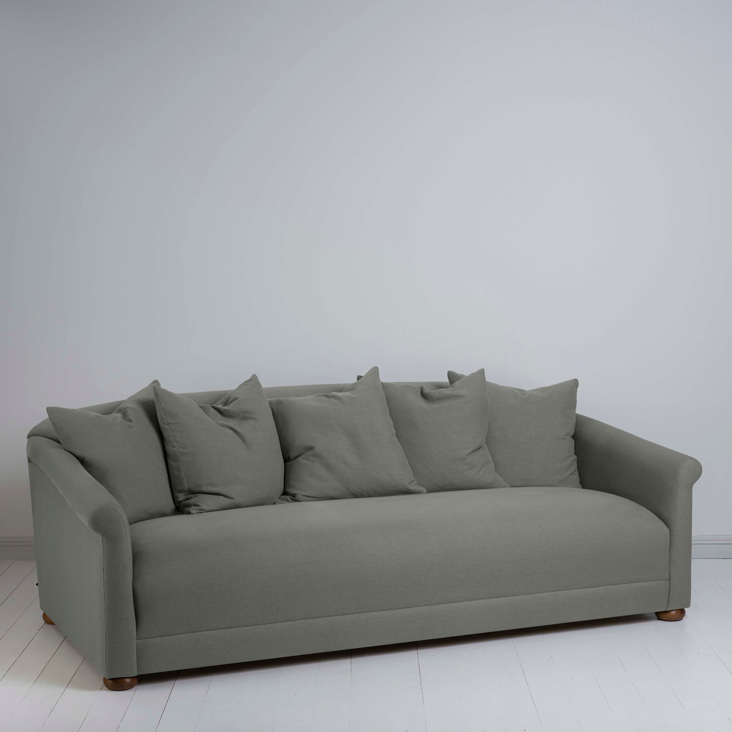 More the Merrier 4 Seater Sofa in Laidback Linen Shadow - Nicola Harding