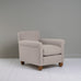 image of Idler Armchair in Laidback Linen Pearl Grey