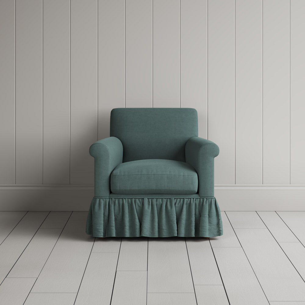 Curtain Call Armchair in Laidback Linen Mineral