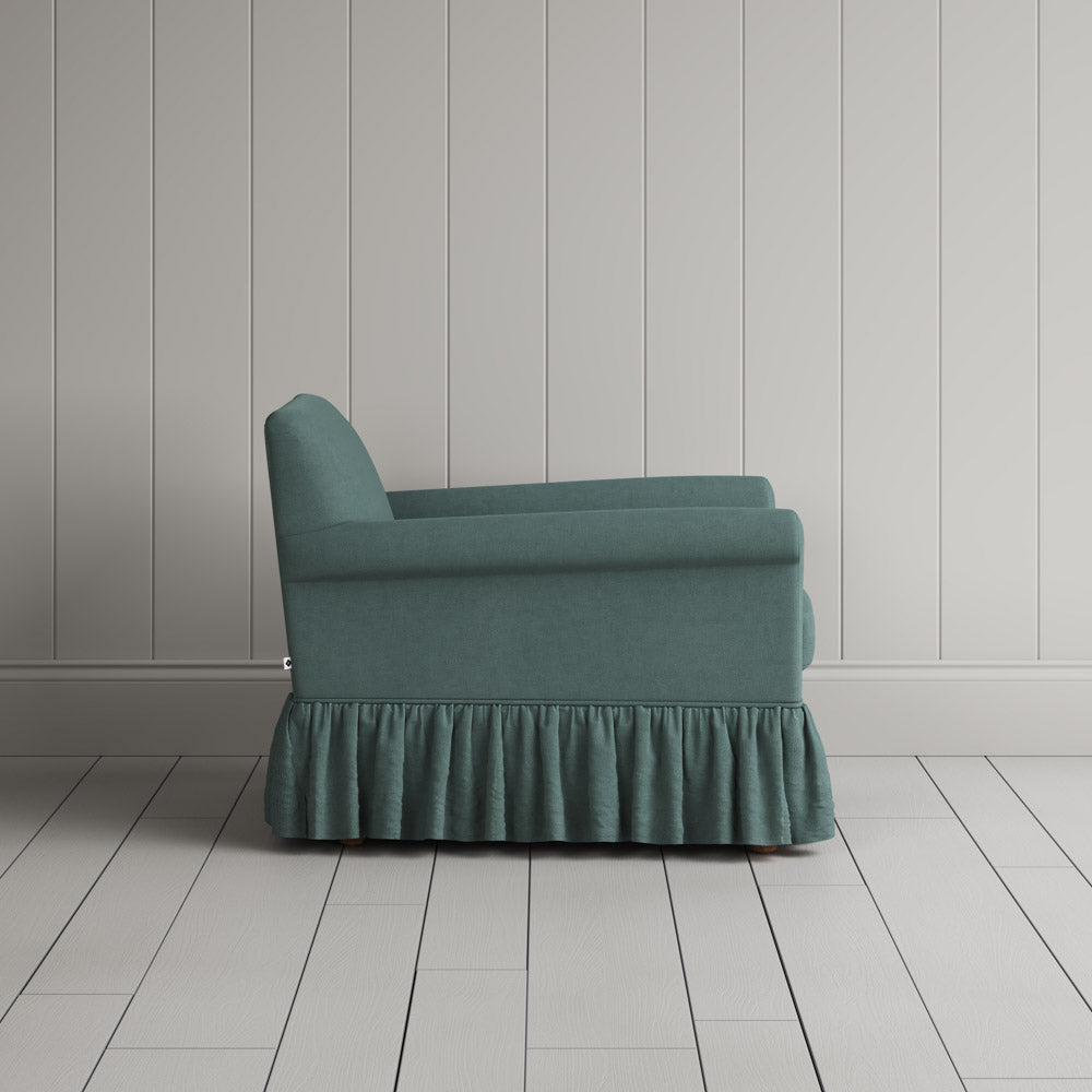  Curtain Call Armchair in Laidback Linen Mineral 