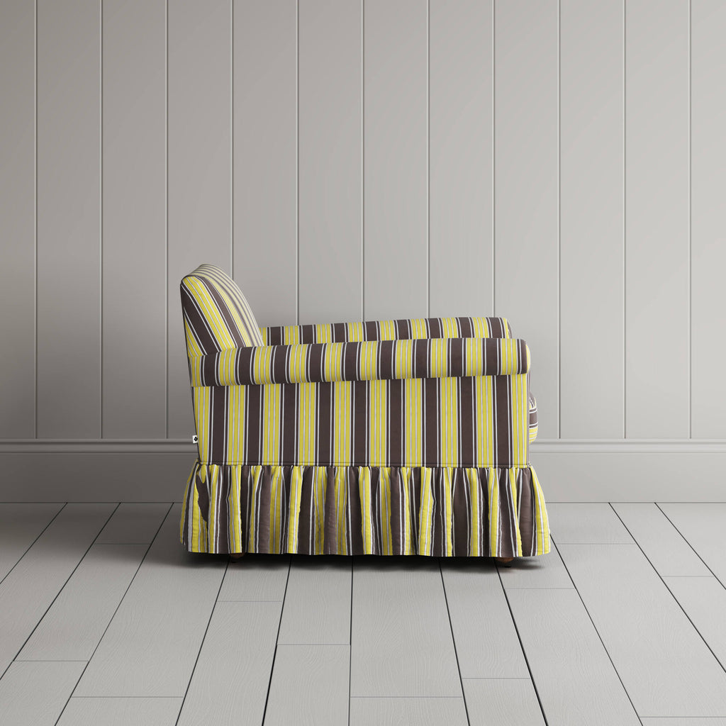  Curtain Call Armchair in Regatta Cotton, Custard 