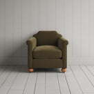 Dolittle Armchair in Intelligent Velvet Sepia
