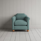 Dolittle Armchair in Laidback Linen Cerulean