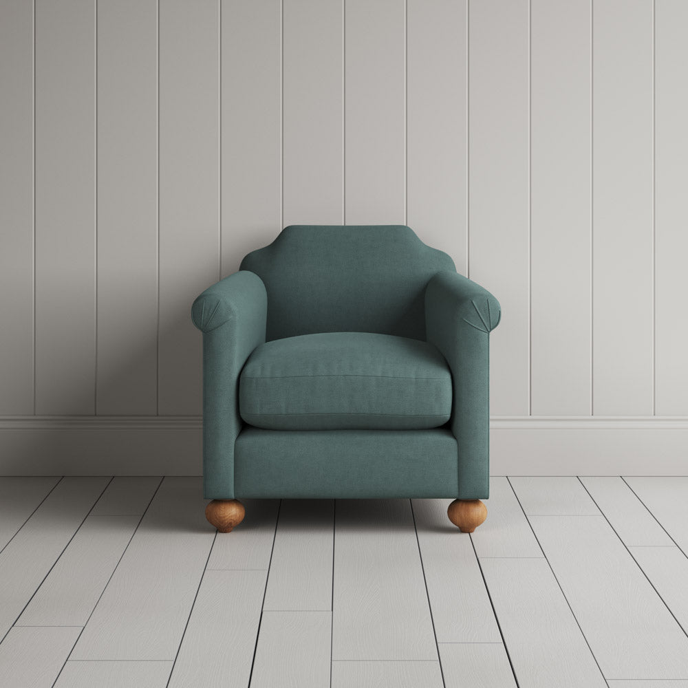 Dolittle Armchair in Laidback Linen Mineral