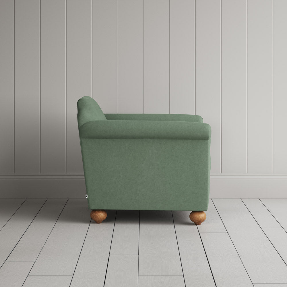Dolittle Armchair in Laidback Linen Moss