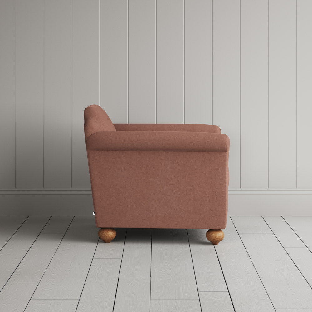 Dolittle Armchair in Laidback Linen Roseberry