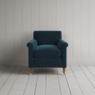 Idler Armchair in Intelligent Velvet Aegean