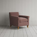 image of Idler Armchair in Intelligent Velvet Dusky Pink