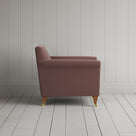 Idler Armchair in Intelligent Velvet Dusky Pink