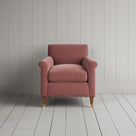 Idler Armchair in Intelligent Velvet Rose