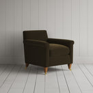 Idler Armchair in Intelligent Velvet Seaweed
