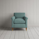 Idler Armchair in Laidback Linen Cerulean
