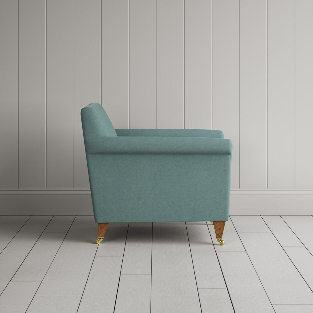  Idler Armchair in Laidback Linen Cerulean 