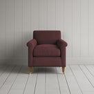 Idler Armchair in Laidback Linen Damson