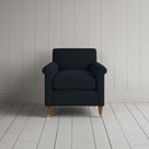 Idler Armchair in Laidback Linen Midnight