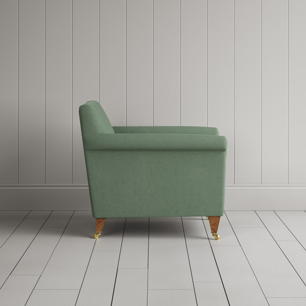 Idler Armchair in Laidback Linen Moss