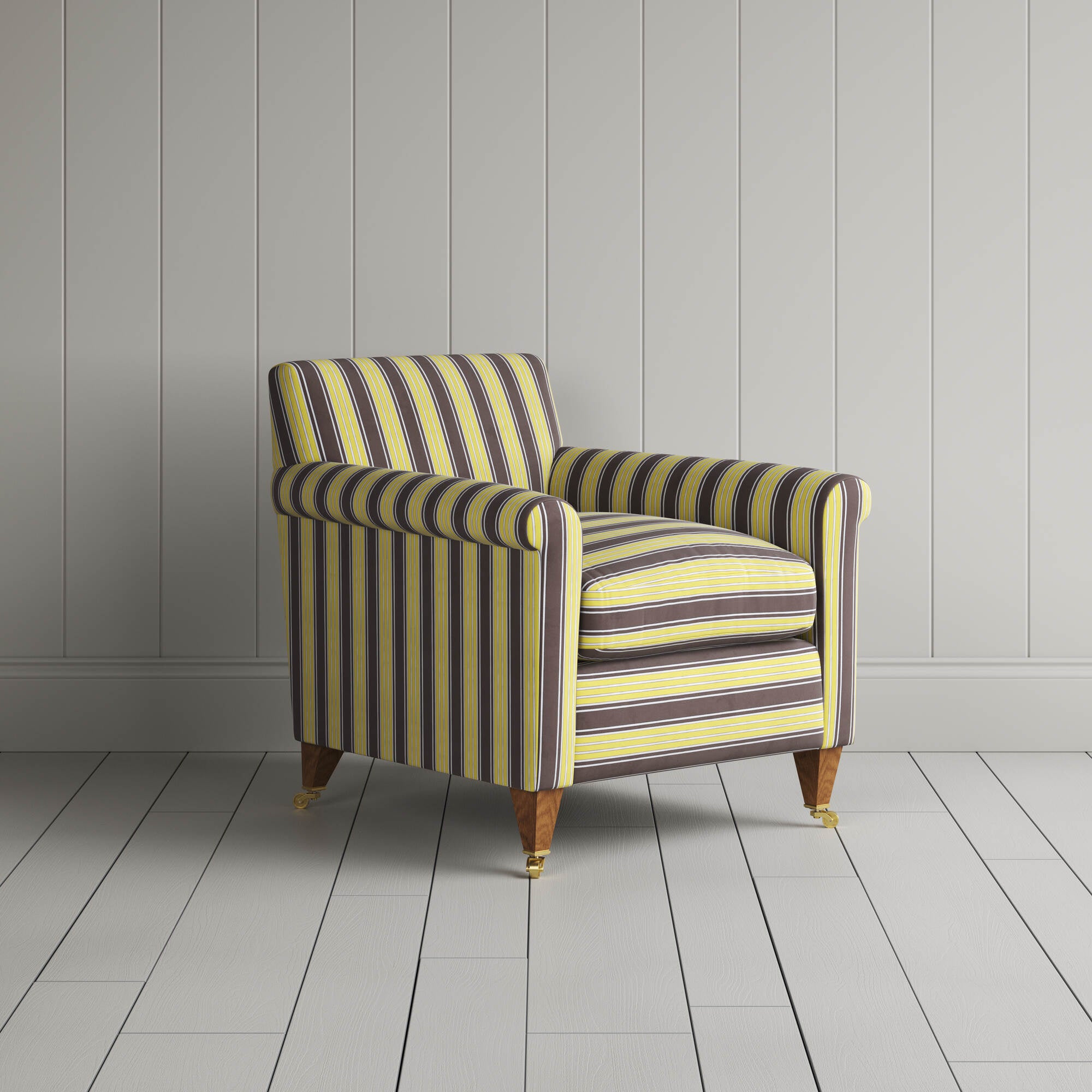  Idler Armchair in Regatta Cotton, Custard 