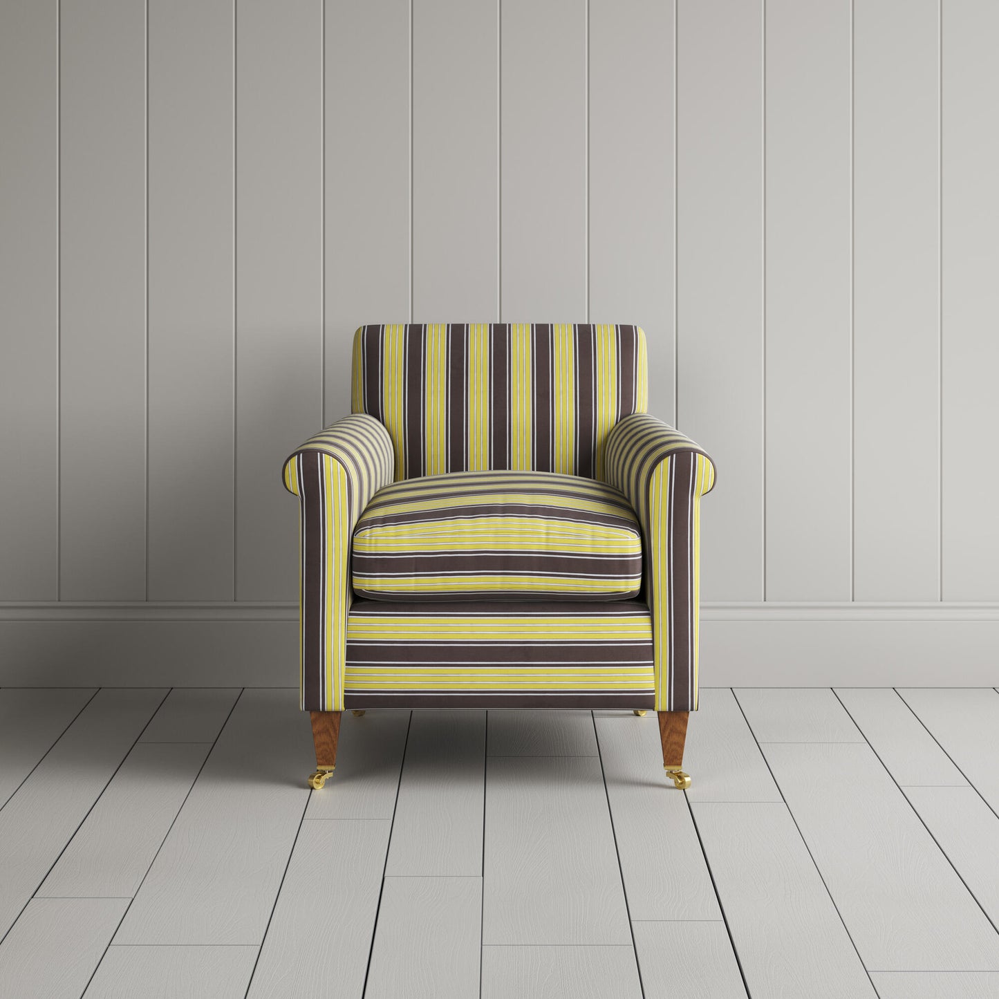Idler Armchair in Regatta Cotton, Custard