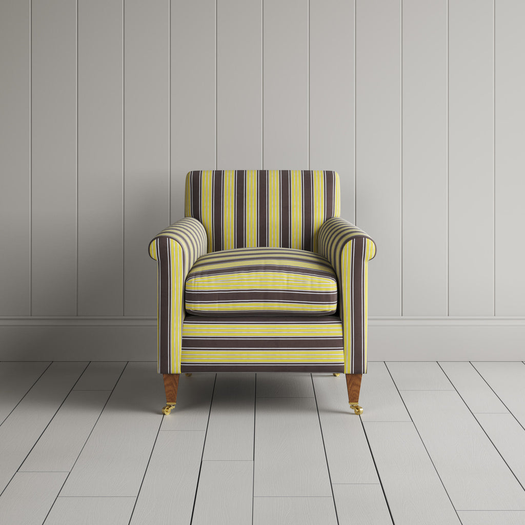  Idler Armchair in Regatta Cotton, Custard 