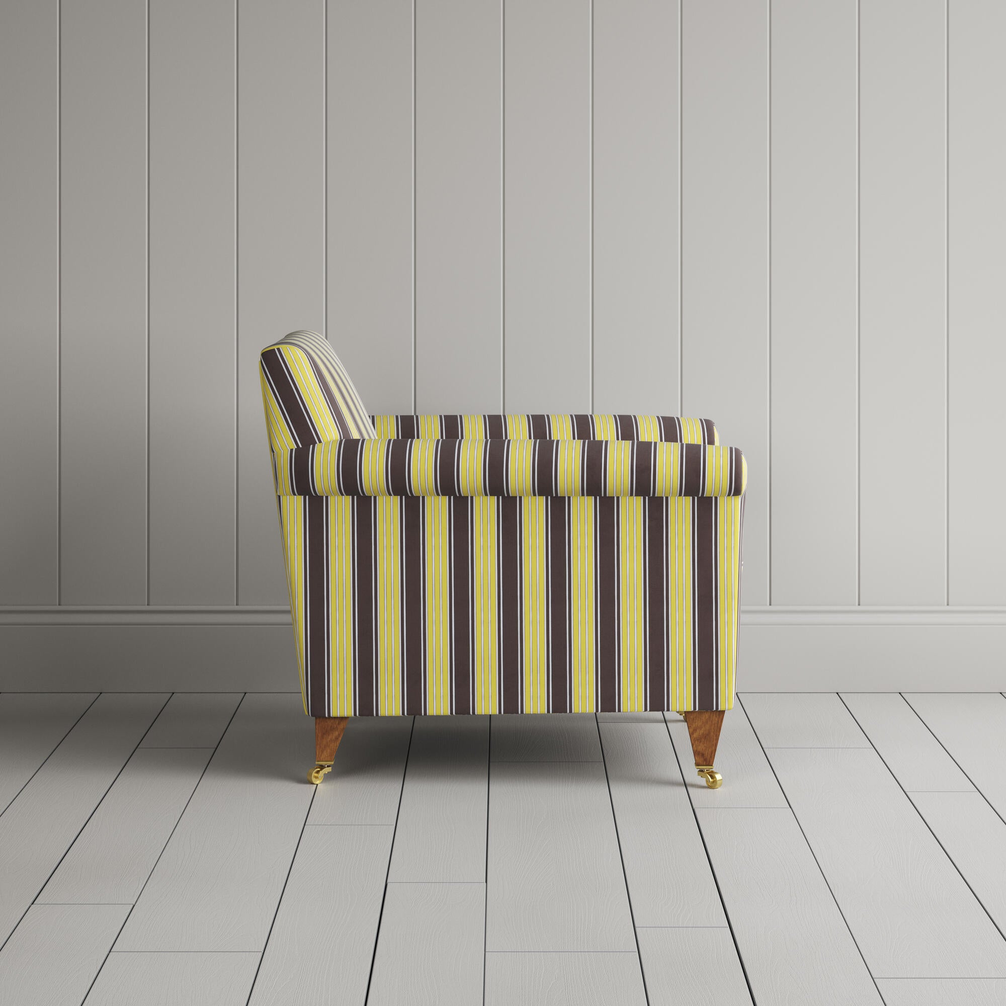  Idler Armchair in Regatta Cotton, Custard 