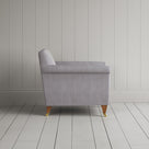 Idler Armchair in Ticking Blue Brown Frame and Regatta Blue Seat