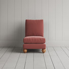 Perch Slipper Armchair in Intelligent Velvet Damson