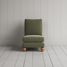 Perch Slipper Armchair in Intelligent Velvet Green Tea