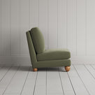 Perch Slipper Armchair in Intelligent Velvet Green Tea