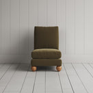 Perch Armchair in Intelligent Velvet Sepia Front View