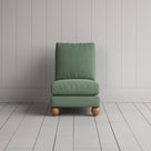 Perch Slipper Armchair in Laidback Linen Moss