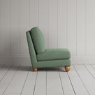 Perch Slipper Armchair in Laidback Linen Moss