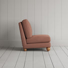 Perch Slipper Armchair in Laidback Linen Roseberry
