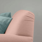  Curtain Call Armchair in Laidback Linen Dusky Pink, Design Closeup - Nicola Harding 