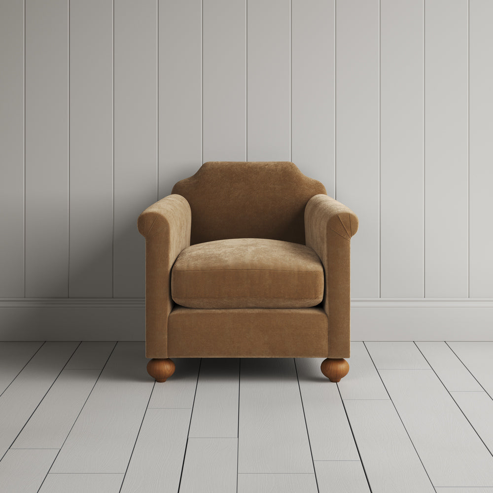 Dolittle Armchair in Classic Corduroy Stone Beige - By NiX
