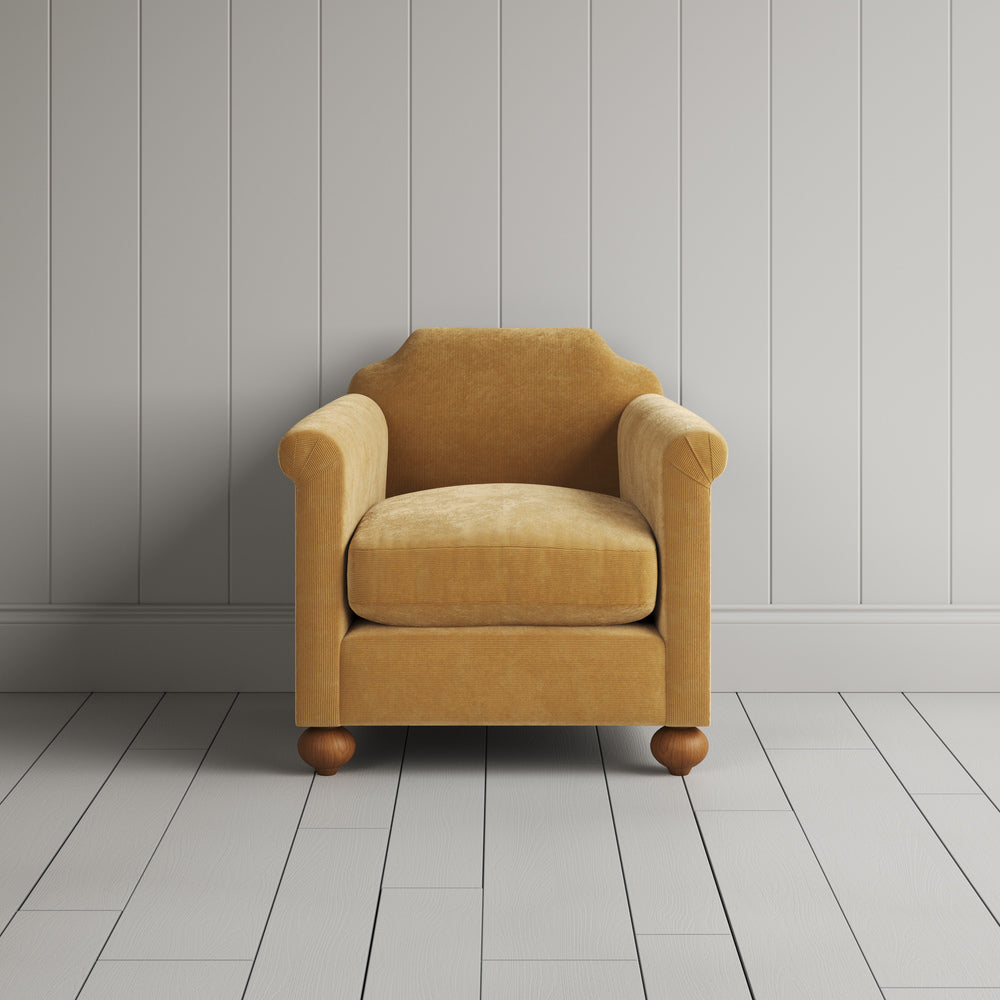  Armchair in Classic Corduroy Wheat - y NiX 