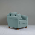  Dolittle Armchair in Intelligent Velvet Mineral, With 2 Matching NiX Special Cushions - Nicola Harding 