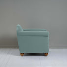  Dolittle Armchair in Intelligent Velvet Mineral, Side View - Nicola Harding 
