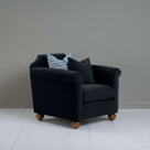  Dolittle Armchair in Intelligent Velvet Onyx, With 2 NiX Special Cushions - Nicola Harding 