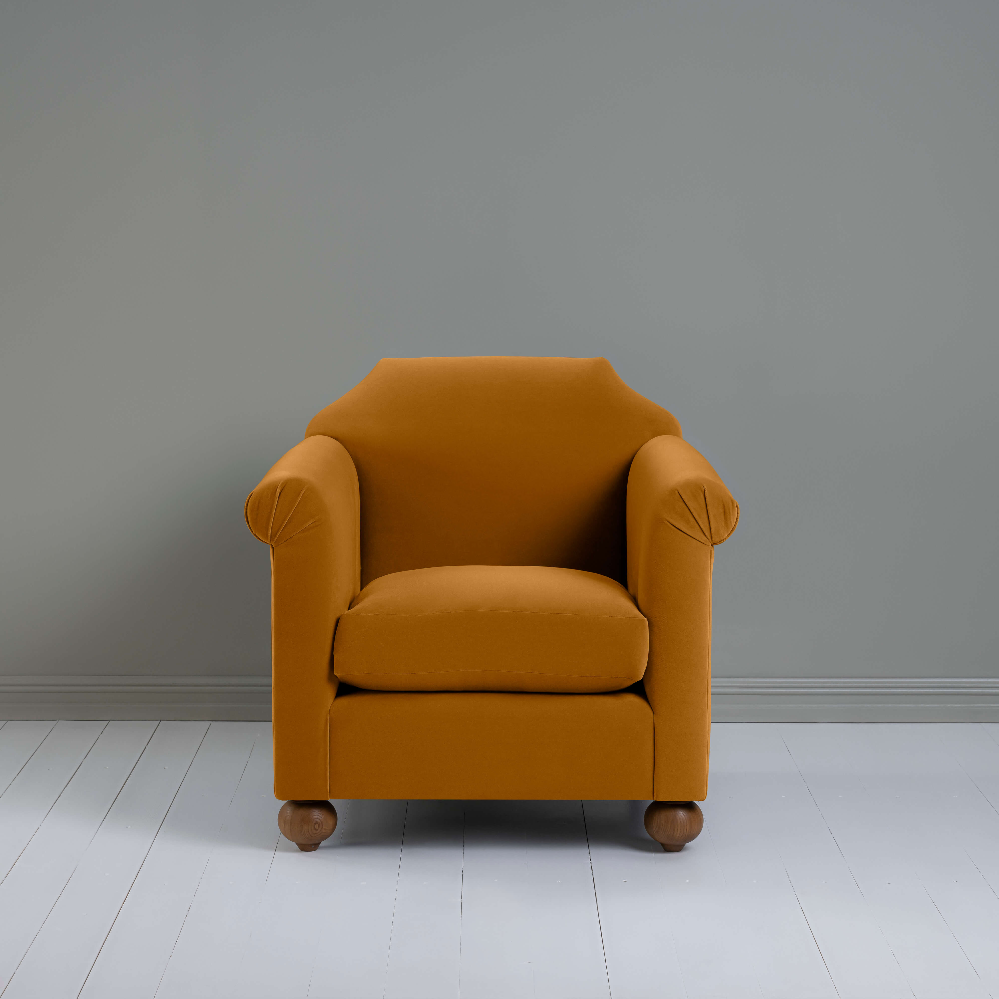  Dolittle Armchair in Intelligent Velvet Spice - Nicola Harding 