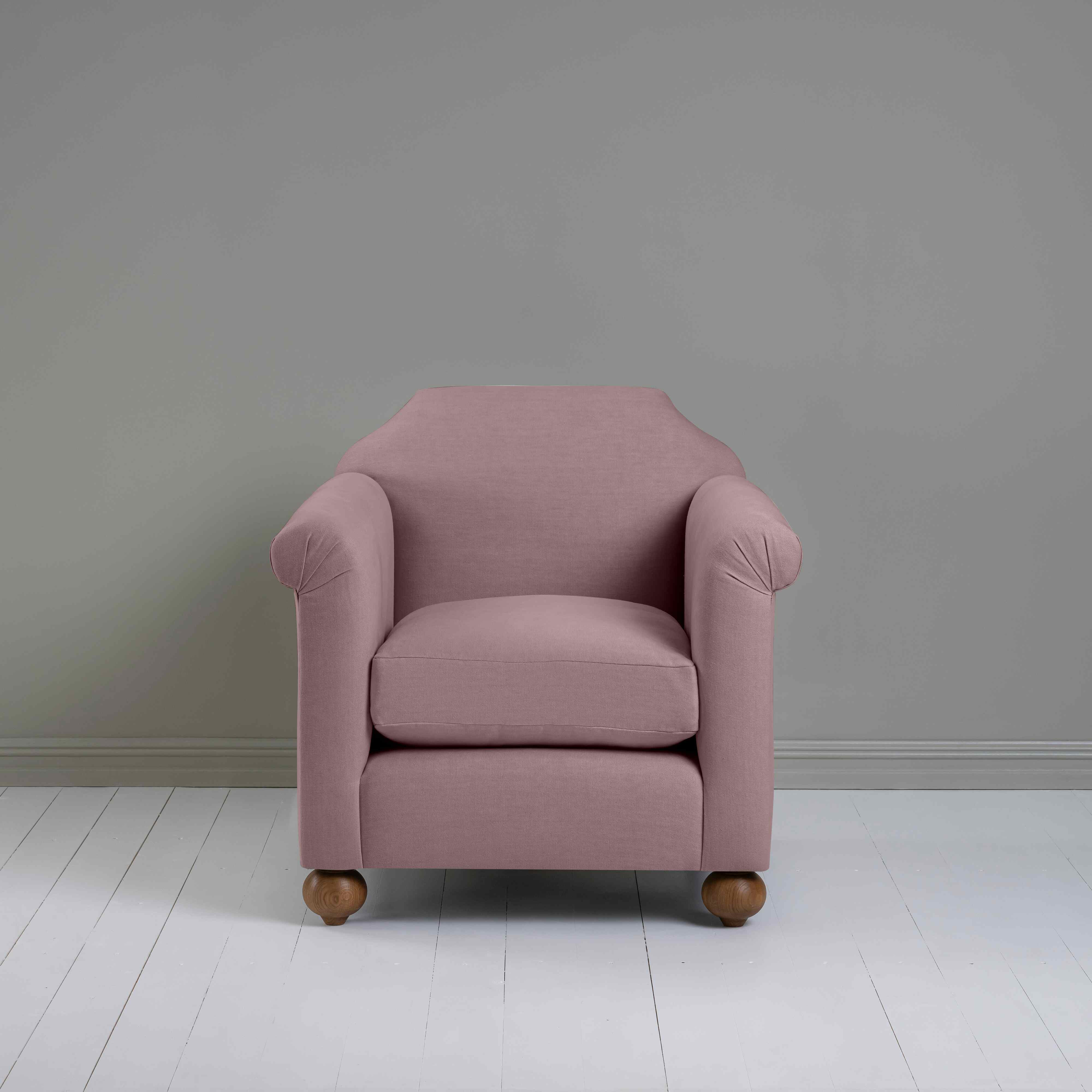  Dolittle Armchair in Laidback Linen Heather - Nicola Harding 