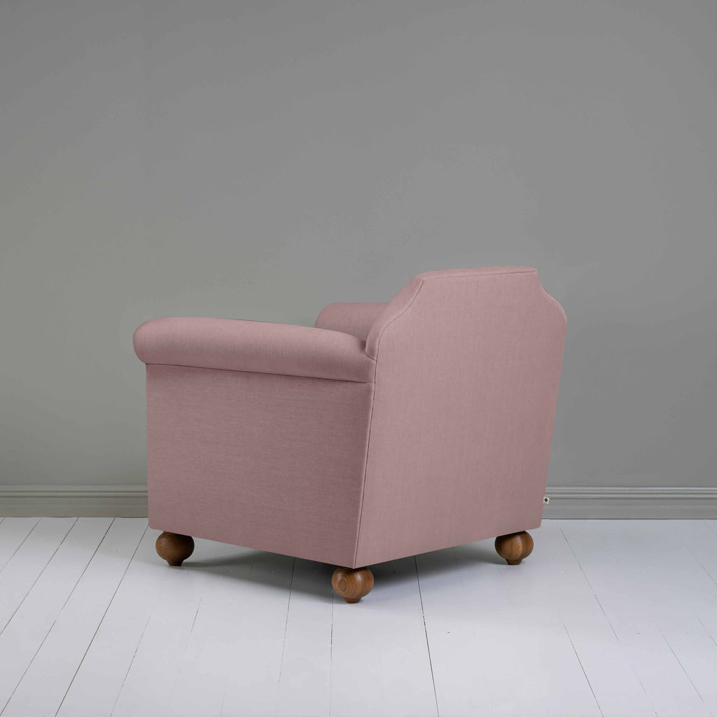  Dolittle Armchair in Laidback Linen Heather - Nicola Harding 