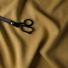  Laidback Linen Ochre, Fabric With Scissor - Nicola Harding 