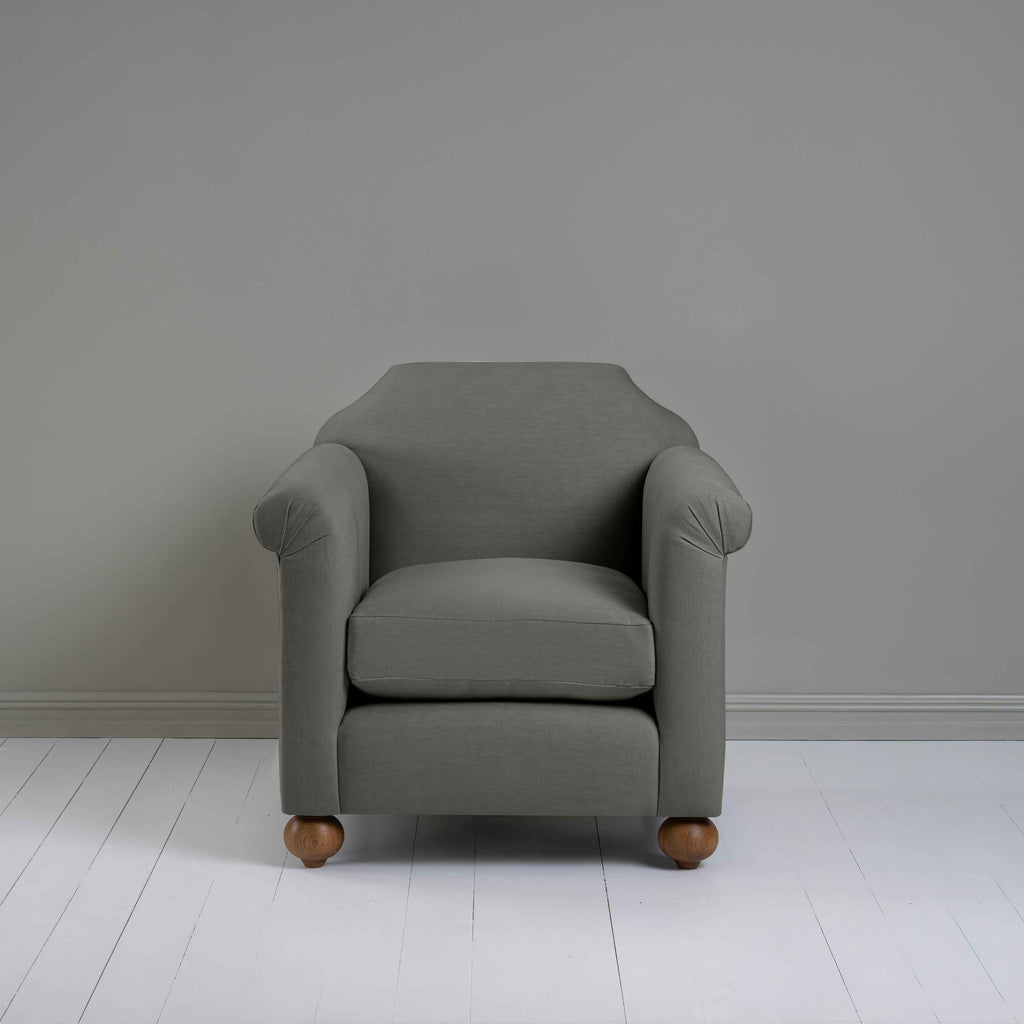  Dolittle Armchair in Laidback Linen Shadow - Nicola Harding 