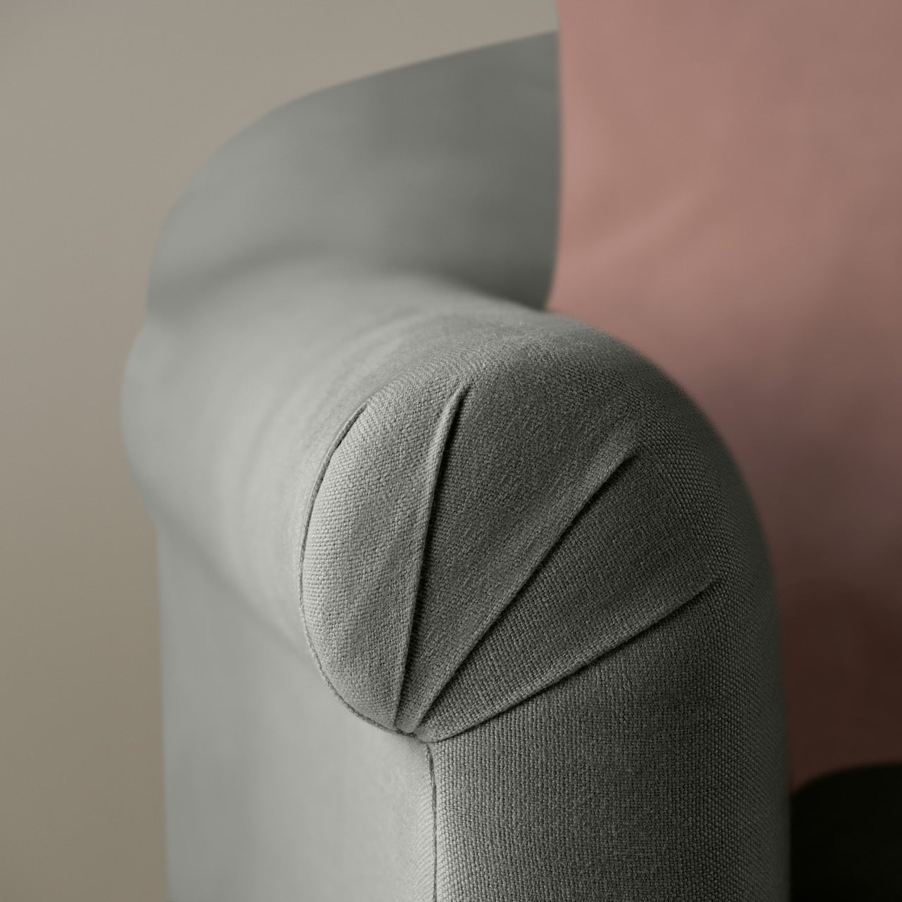  Dolittle Armchair in Laidback Linen Shadow - Nicola Harding 