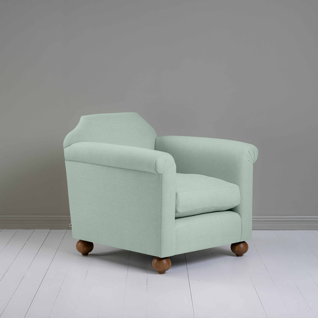  Dolittle Armchair in Laidback Linen Sky - Nicola Harding 